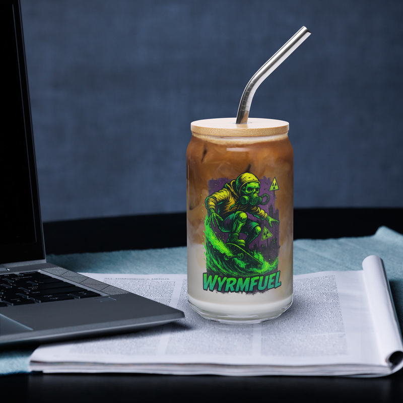 Fallout Skater 16oz Can Glass