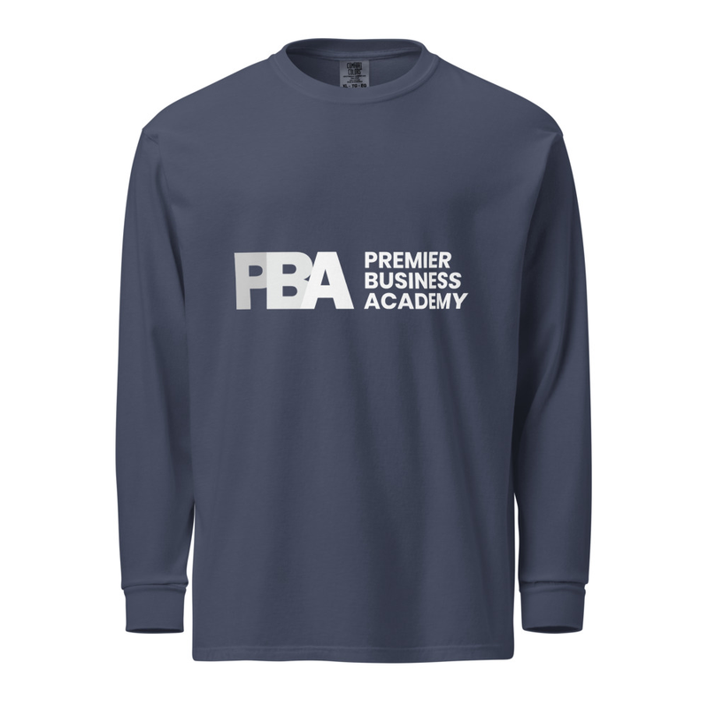 PBA Garment-Dyed Heavyweight Long Sleeve Shirt
