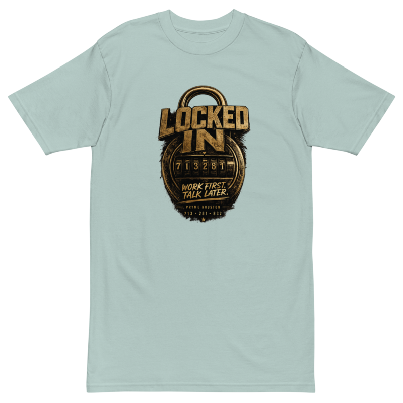 LOCKED IN Heavyweight Tee