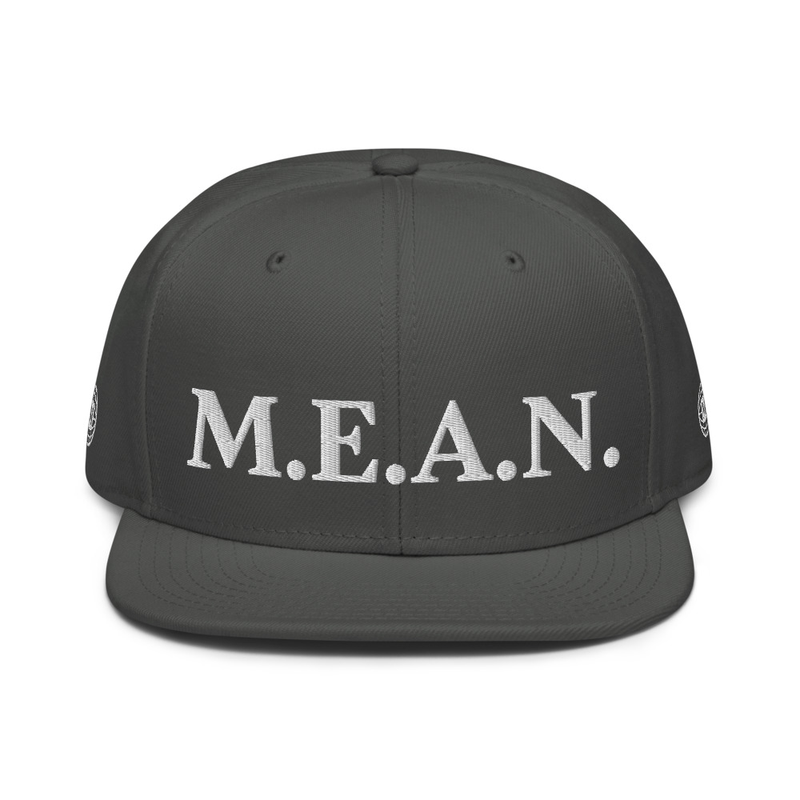 MEAN OTTO SNAPBACK – One size, Charcoal gray