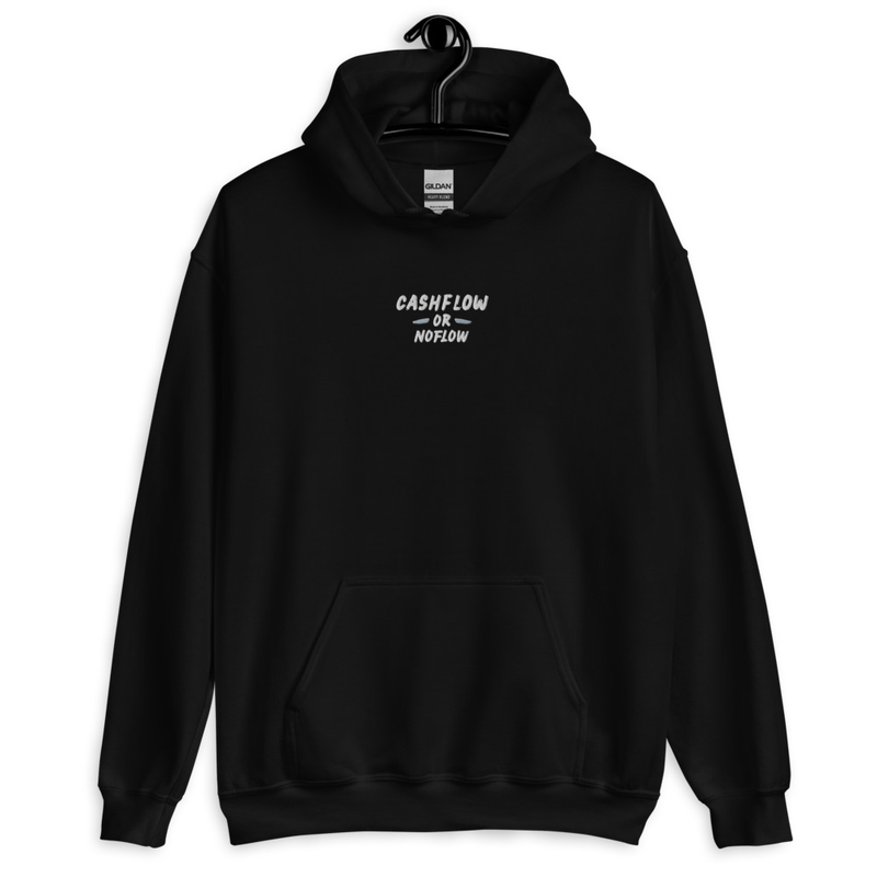 #CashflowOrNoflow Embroidered Hoodie