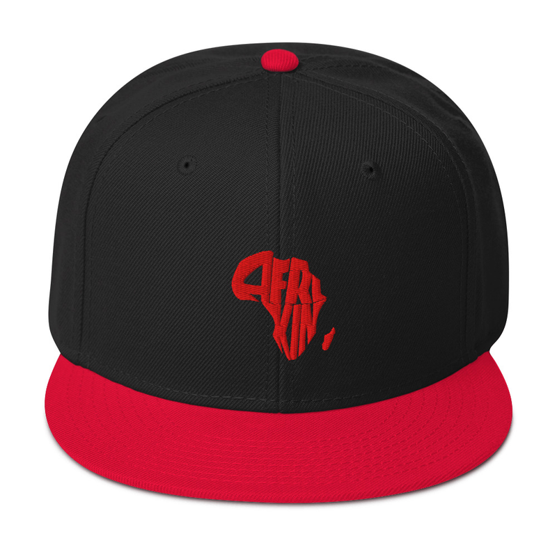 AfriKin Red Snapback Hat