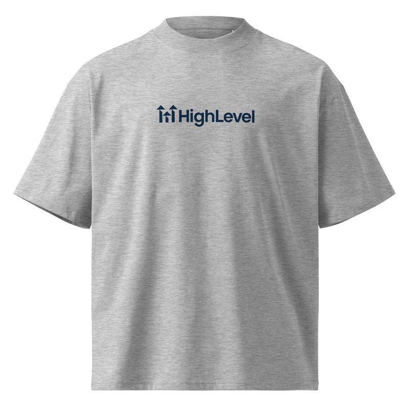 HighLevel Oversized High Neck T Shirt