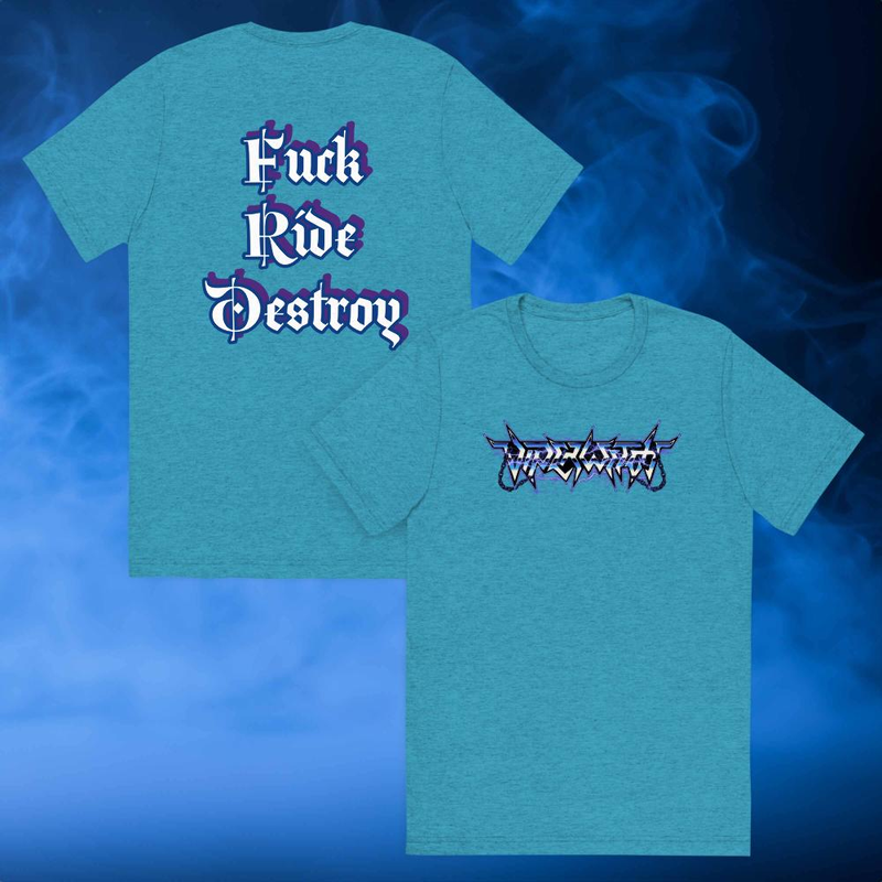 T Shirt - Lightning (Fuck Ride Destroy on back)