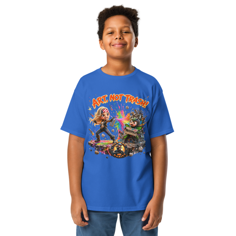 Art Not Trash Kids T-Shirt