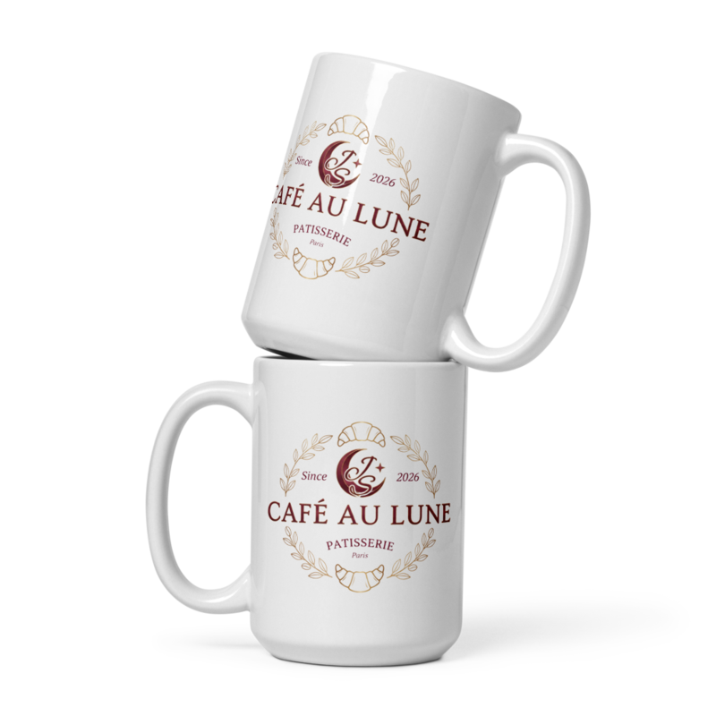 CAFÉ AU LUNE – Parisian Boutique Ceramic Mug