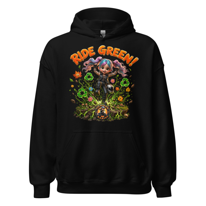 Harper Ride Green Hoodie