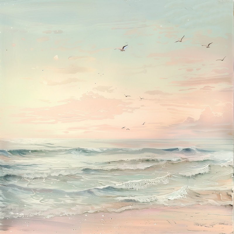 Seaside Serenity Flip-Flops - House or Outdoor Slippers