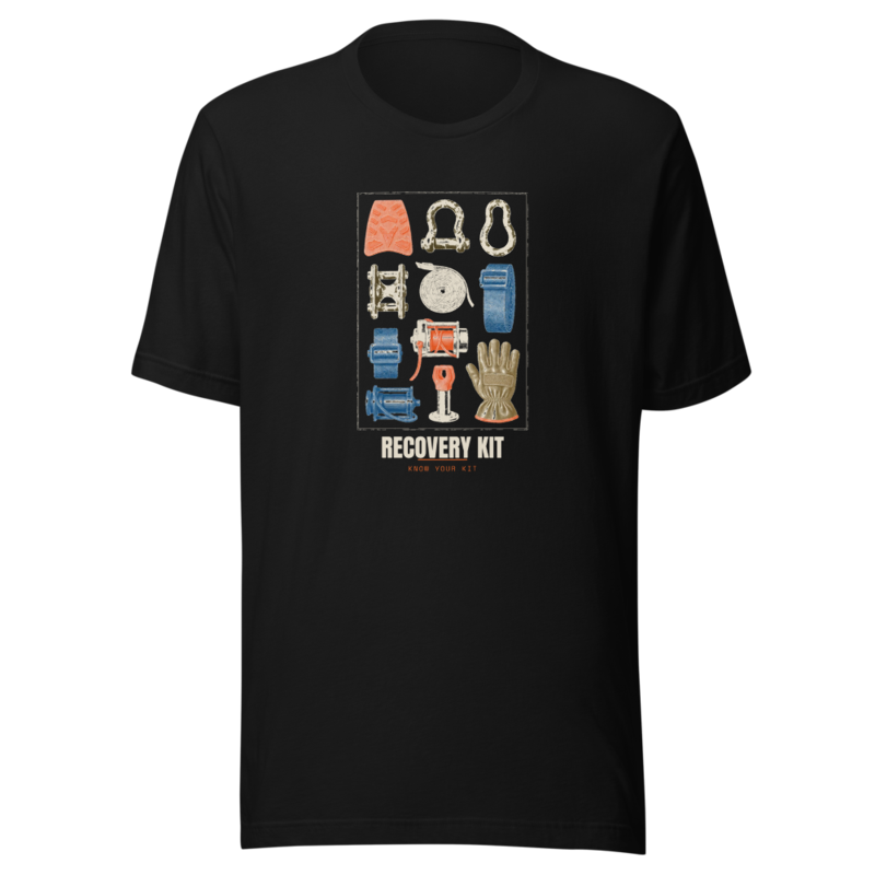 The Recovery Kit Tee mockup