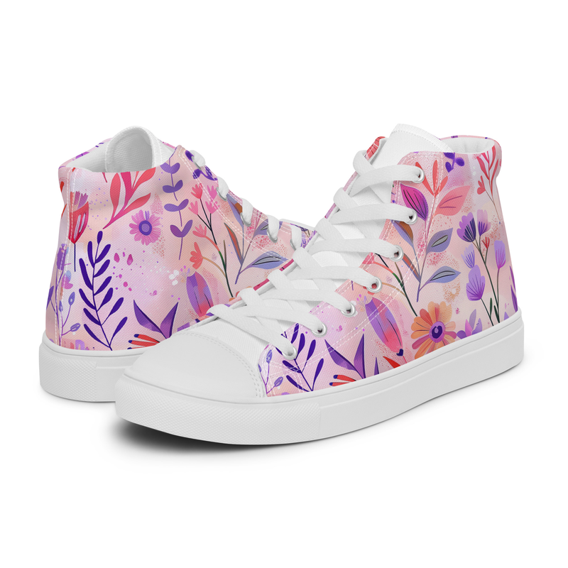 The Whimsical Women’s high top canvas shoes