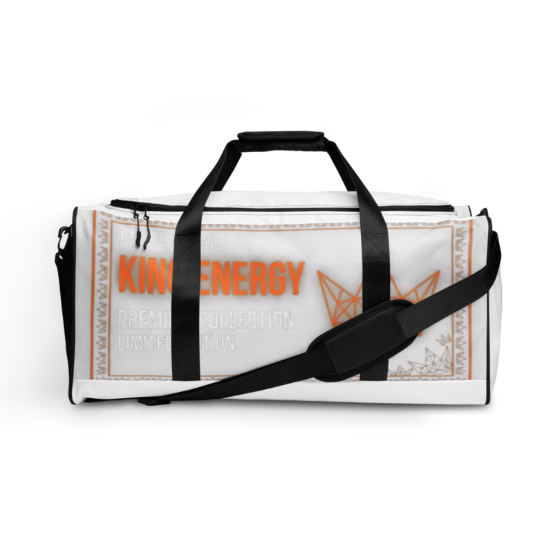 Uncle Benny ® Lightning Crown Duffle Bag Neon Orange EST. 2020