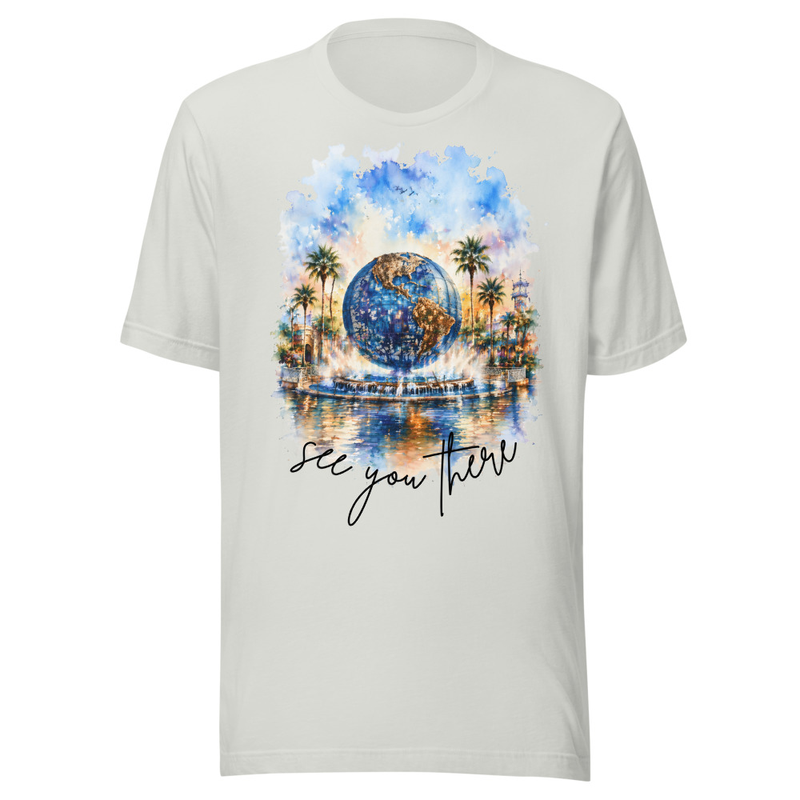 See You There Tee – S, Silver