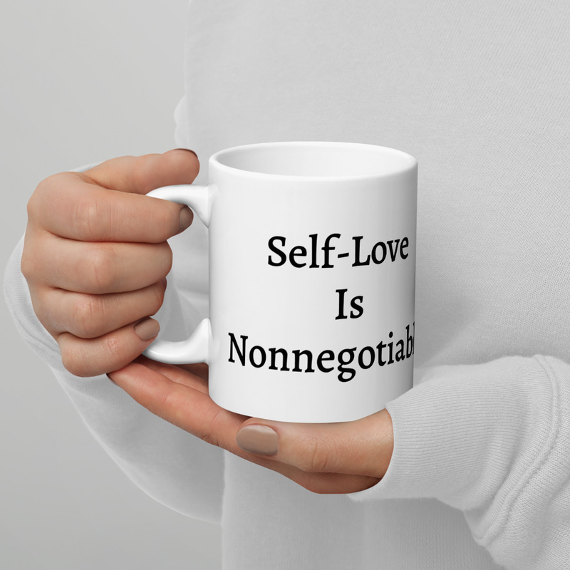 Self-Love Is Nonnegotiable Mug (Right-Handed)