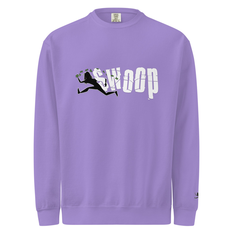 "Go Get Da Money" Sweatshirt – S, Violet