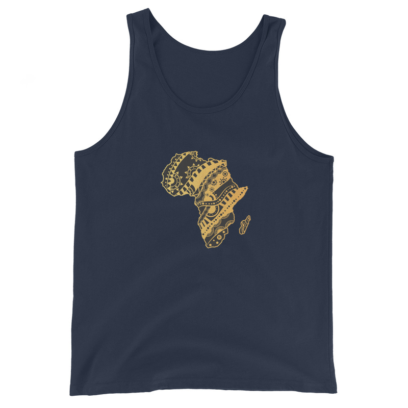 Golden Afrikin Unisex Tank Top