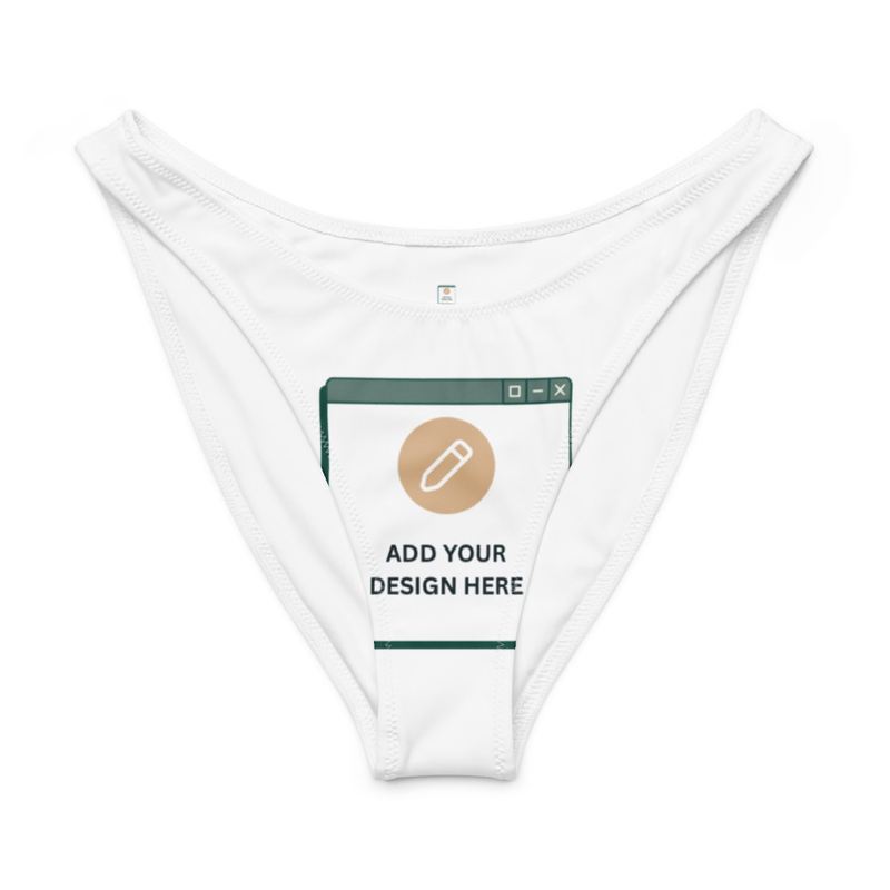 Recycled V-cut bikini bottom / 2XS