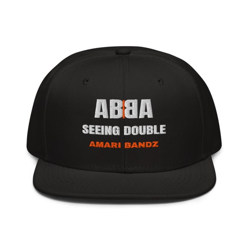 SEEING DOUBLE Snapback — front