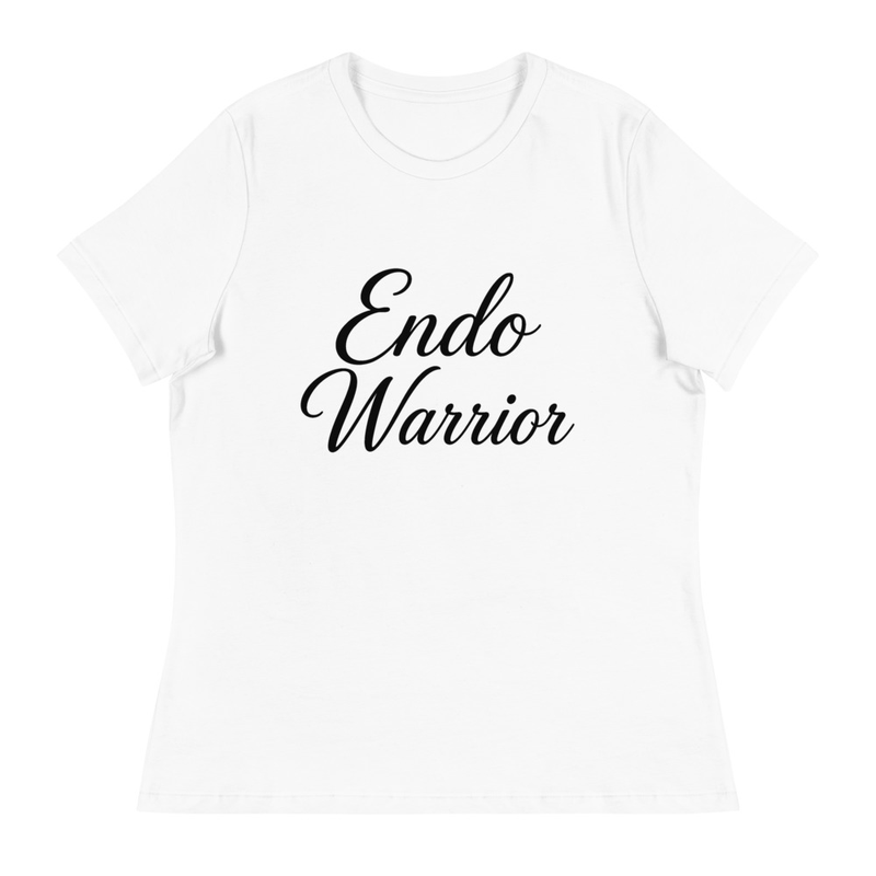 Endo Warrior Women's Relaxed White T-Shirt