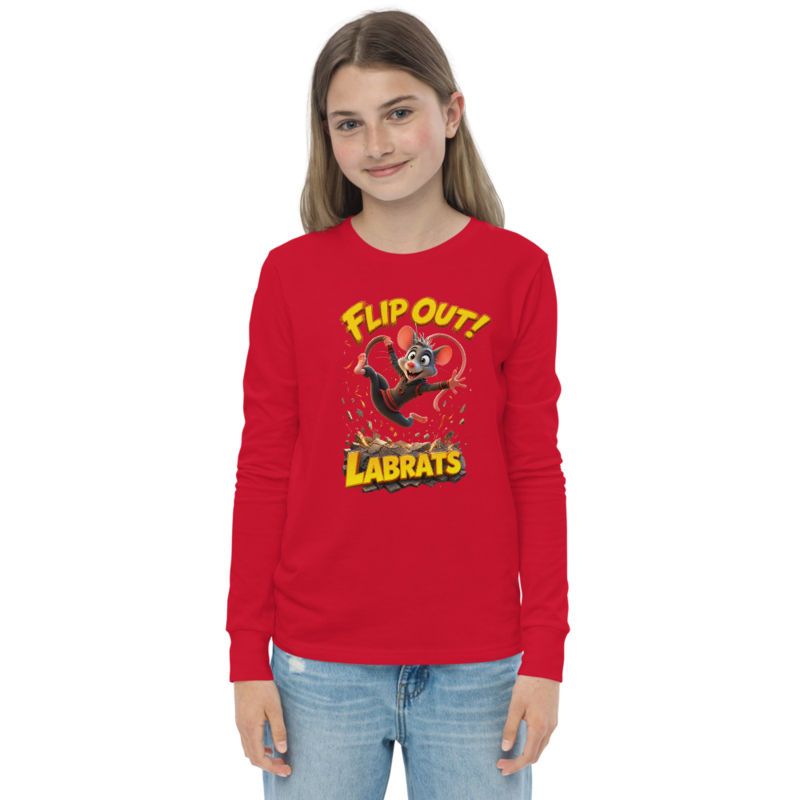 Twirl Tailspin Flip Out Kids Long Sleeve