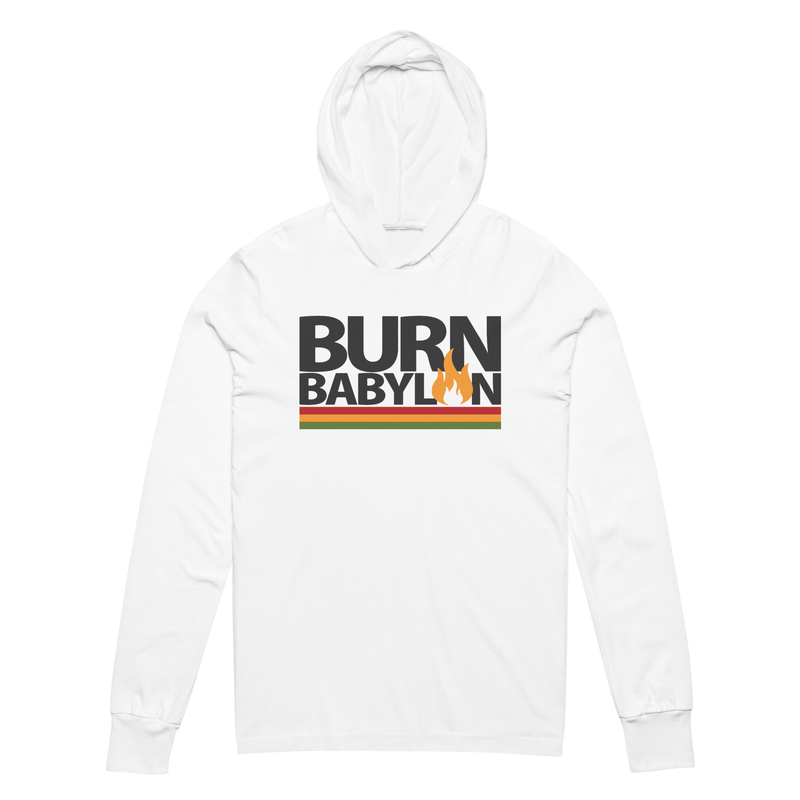 Burn Babylon Unisex Hooded long-sleeve tee
