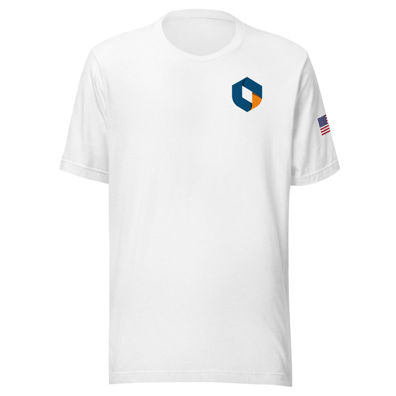Defender Logo + US Flag Tee