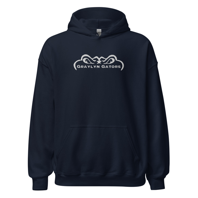 Graylyn Crest Swim Club Unisex Hoodie (embroidered)