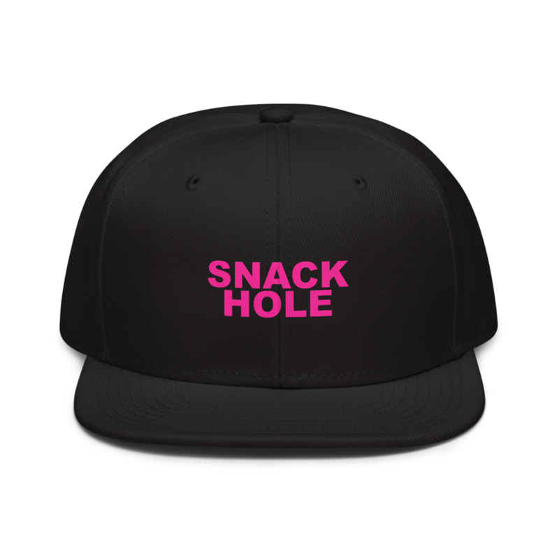 Wordmark Snapback — Black
