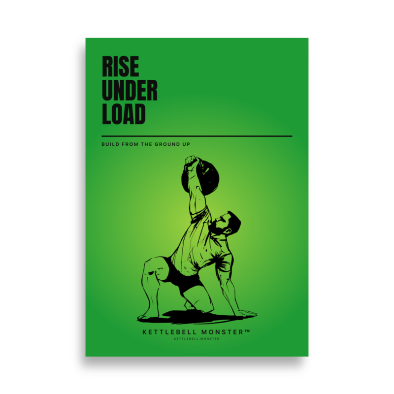 KETTLEBELL MONSTER — Rise Under Load Poster