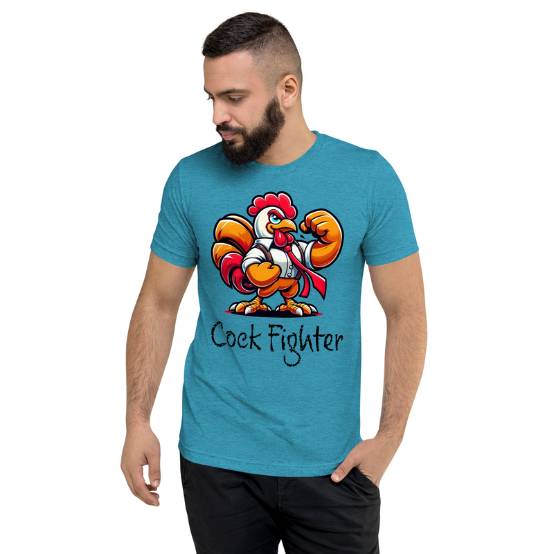 Cock Fighter Tee | Vintage Tri-Blend Short Sleeve