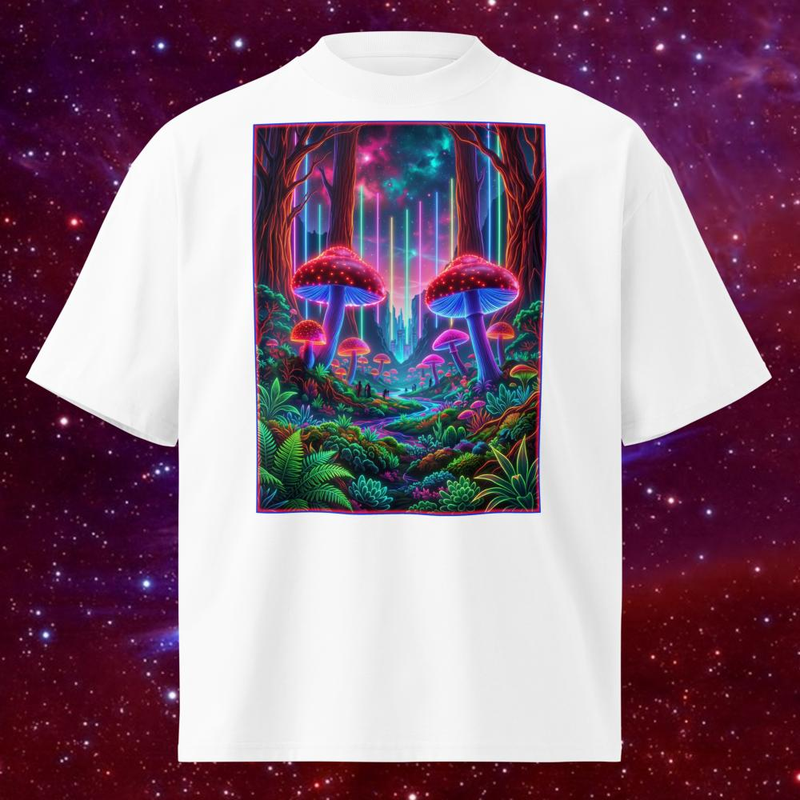 Mushroom Forest (Magical Forage) - Mushroom Forest (Magical Forage) / White / S