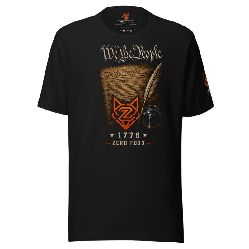 We the People — The Constitution | Tee — Black / XS