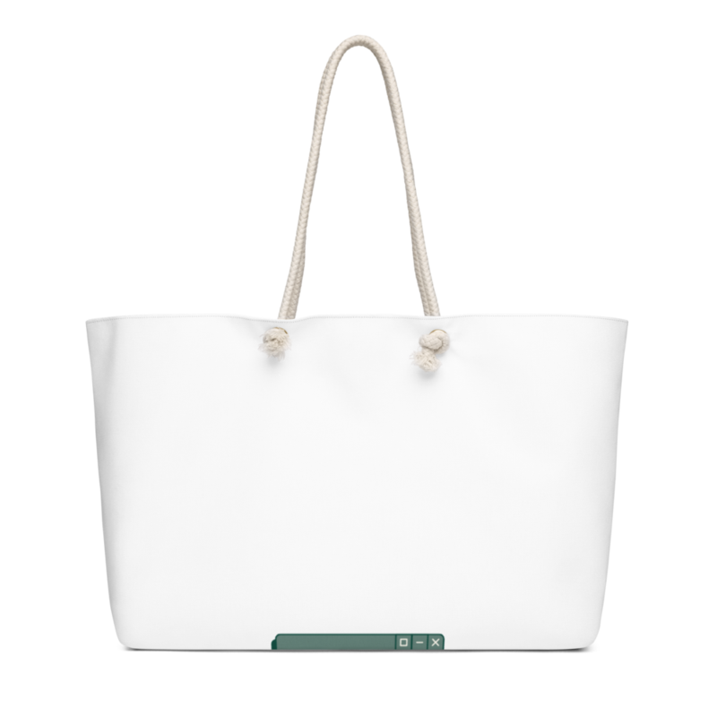 Oversized weekender bag