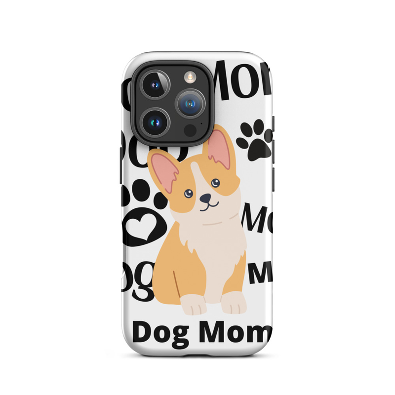 Tough Case for iPhone®: Dog Mom – iPhone 16 Pro, Matte
