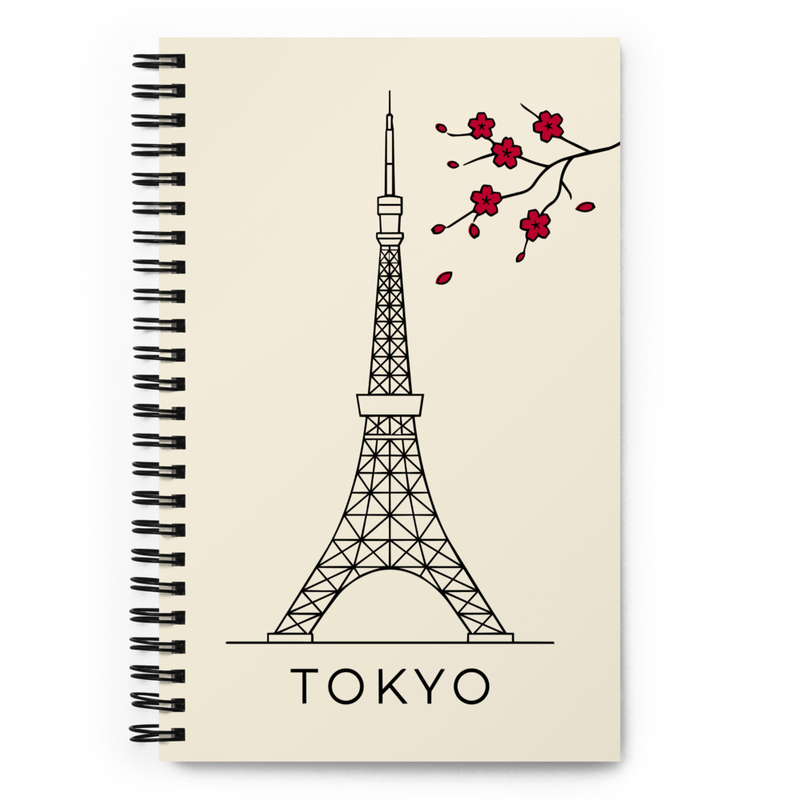Tokyo Minimalist Spiral Notebook