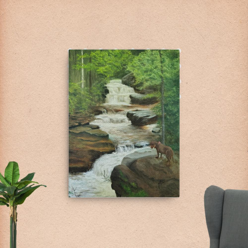Baxter Waterfall Canvas Print