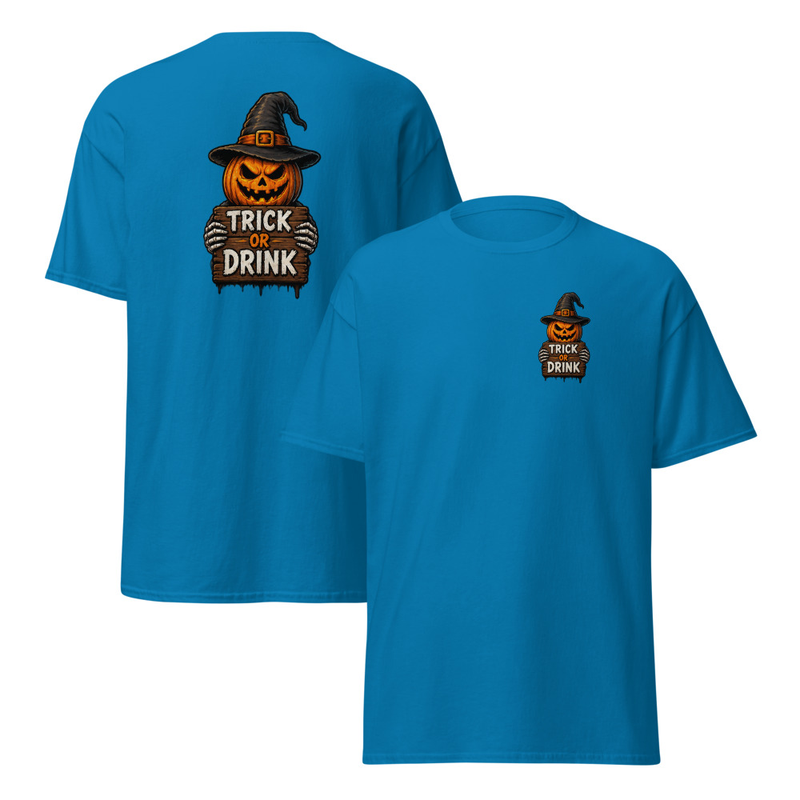 Trick or Drink Unisex classic tee – S, Sapphire