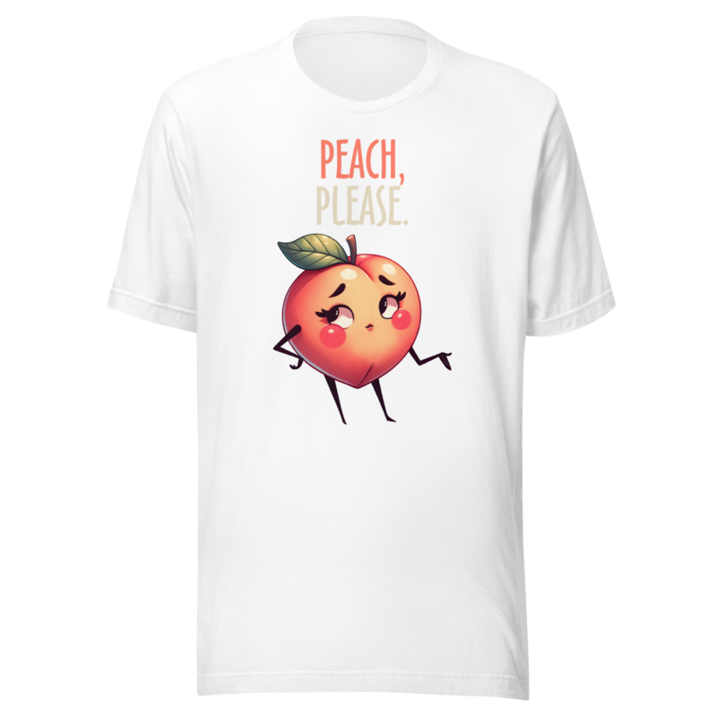 RetroPuns — Peach Please Tee
