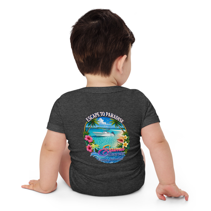Escape to Paradise Baby short sleeve one piece