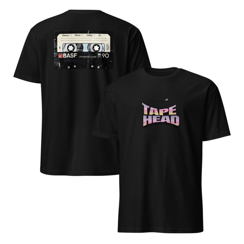 Tape Head T-Shirt – M, Black