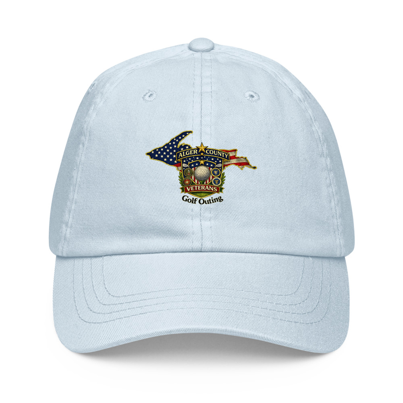 Alger Country Veteran's Golf Outing Pastel baseball hat – One size, Pastel Blue