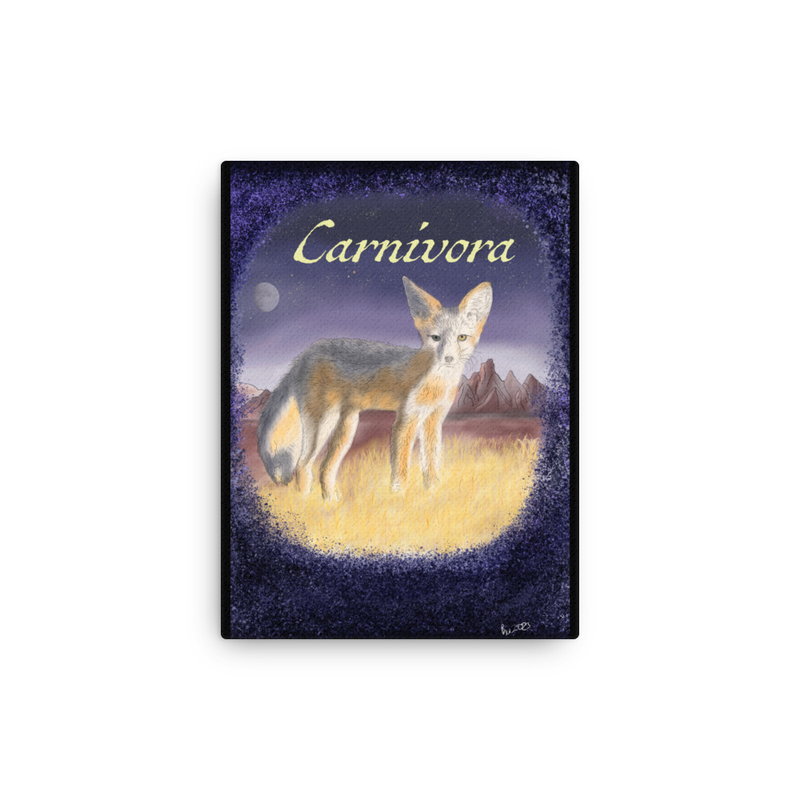 Carnivora (Kit Fox) - Thin Canvas Print