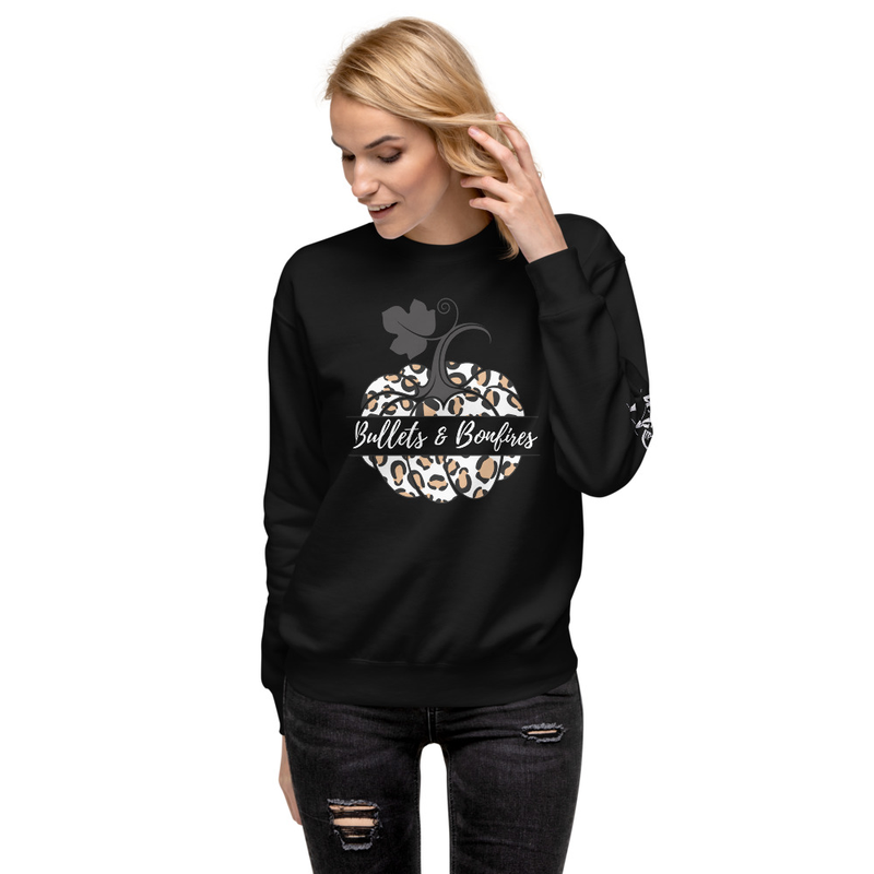 Bullets & Bonfires Pumpkin WGOAA Unisex Premium Sweatshirt