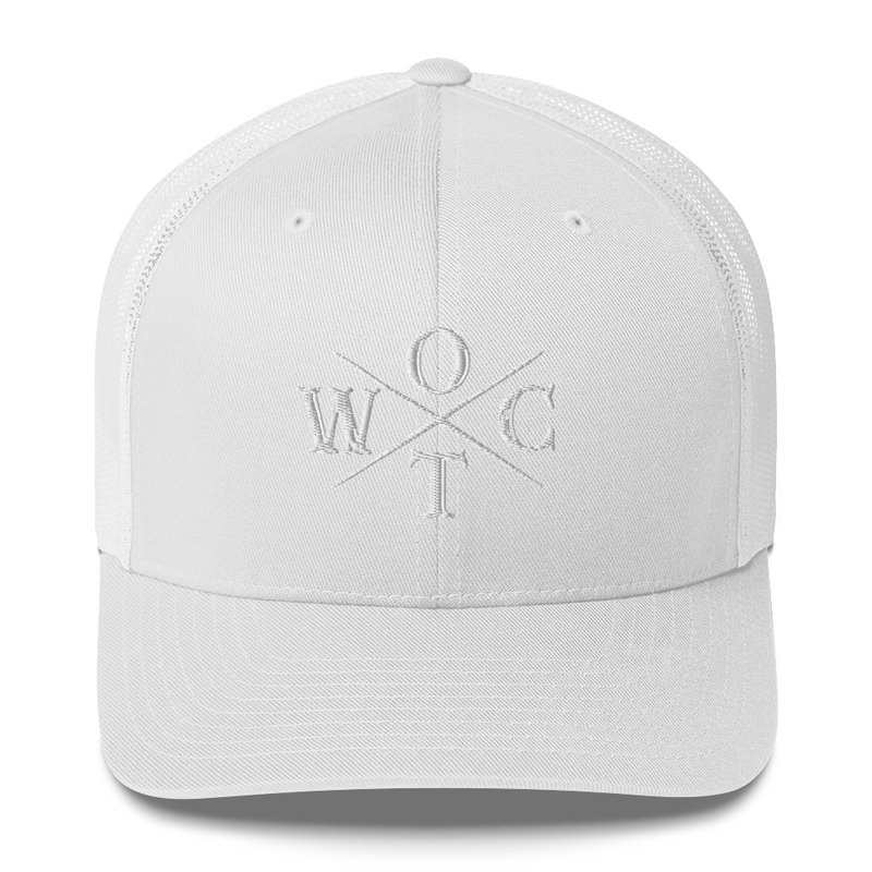 OTWC - Trucker Cap - White Text – One size, White