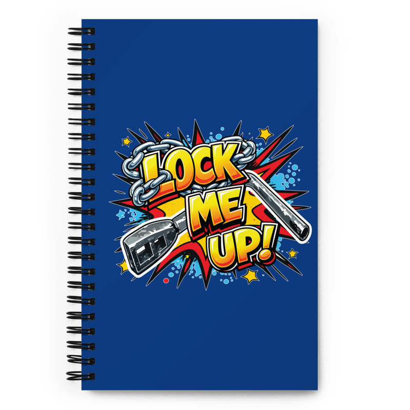 Lock Me Up Notebook (blue)