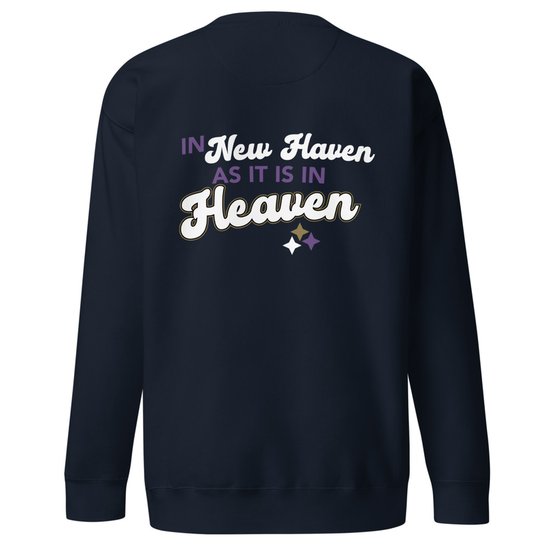Unisex Premium Sweatshirt – XL, Navy Blazer