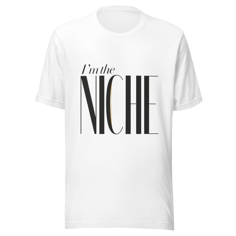 I'm the Niche - Light Tone – S, White