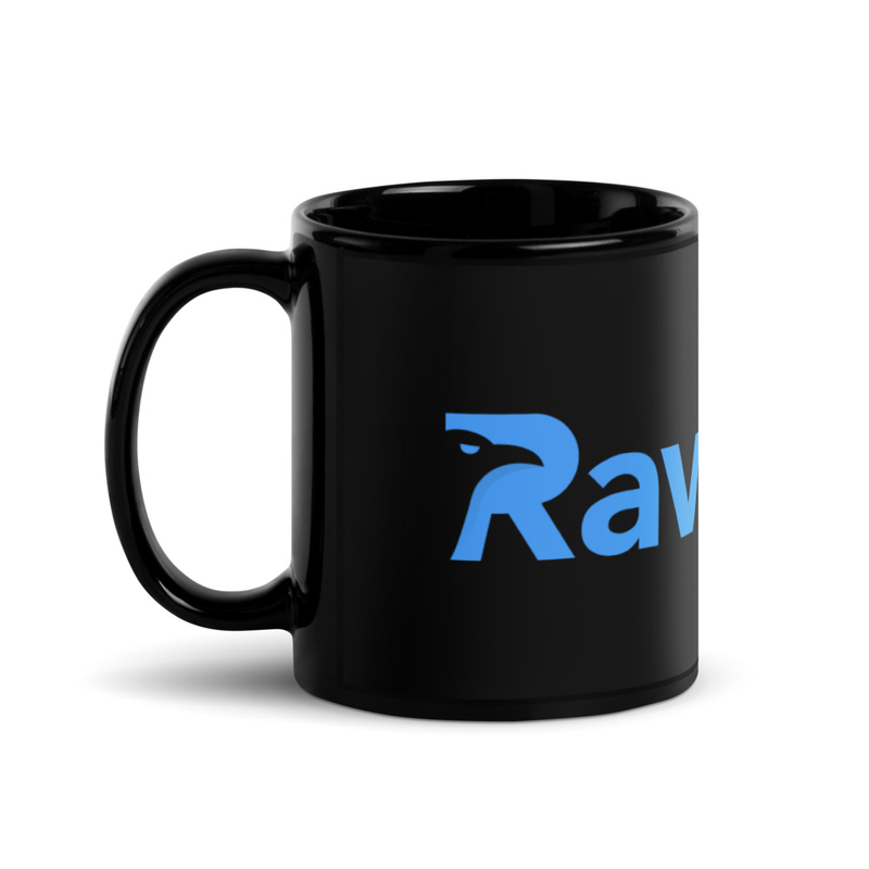 11oz Raven Black Coffee Mug