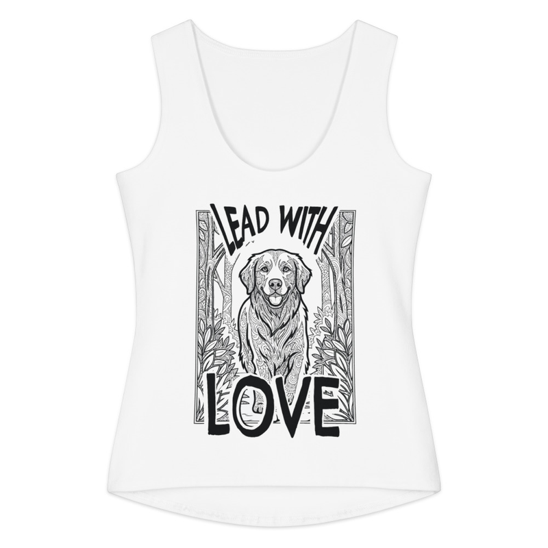 "Lead with Love" Women's Cotton Tank Top