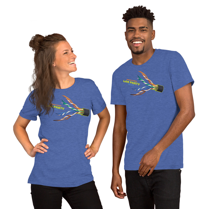Unisex t-shirt – 4XL, Heather True Royal