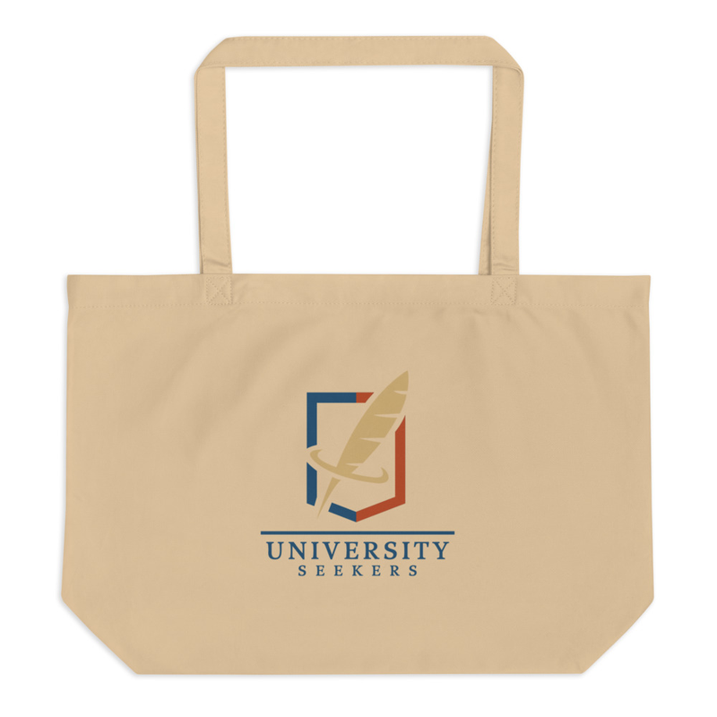 Large organic tote bag